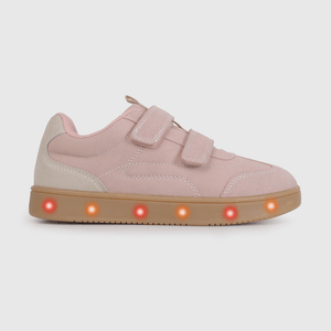 Zapatilla de Luces Rosada de Niño talla 28 a 38