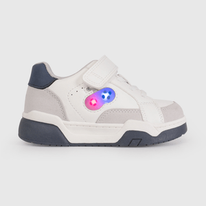 Zapatilla de Luces Blanca Temática Gamer de Caminante talla 21 a 27