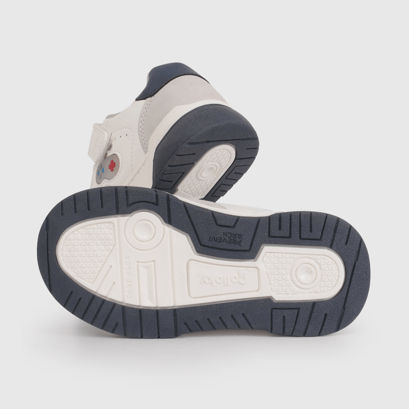Zapatilla de Luces Blanca Temática Gamer de Caminante talla 21 a 27