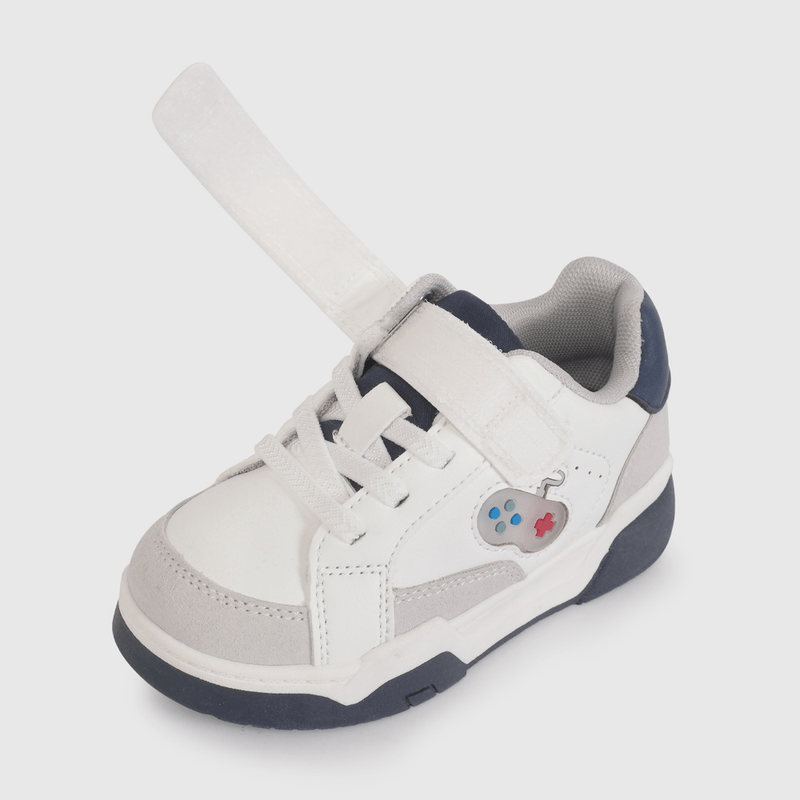 Zapatilla de Luces Blanca Temática Gamer de Caminante talla 21 a 27