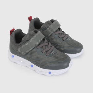 Zapatilla de Luces Gris de Caminante talla 21 a 27