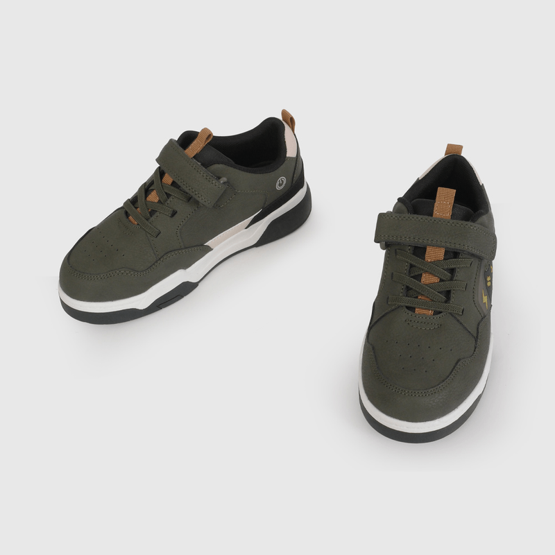 Zapatilla de Luces Verde Temática Gamer de Niño talla 28 a 38