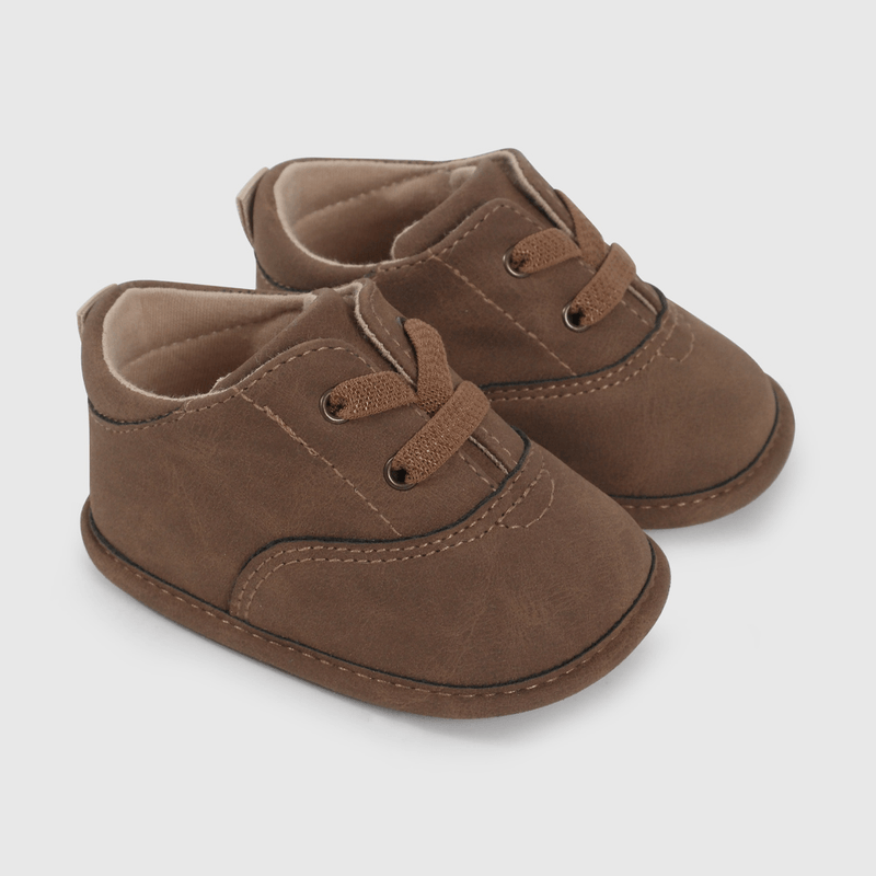 Zapato de Vestir Café de Bebé talla 14 a 18