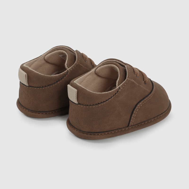 Zapato de Vestir Café de Bebé talla 14 a 18