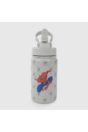 Botella Gris Spiderman de Niño talla Única