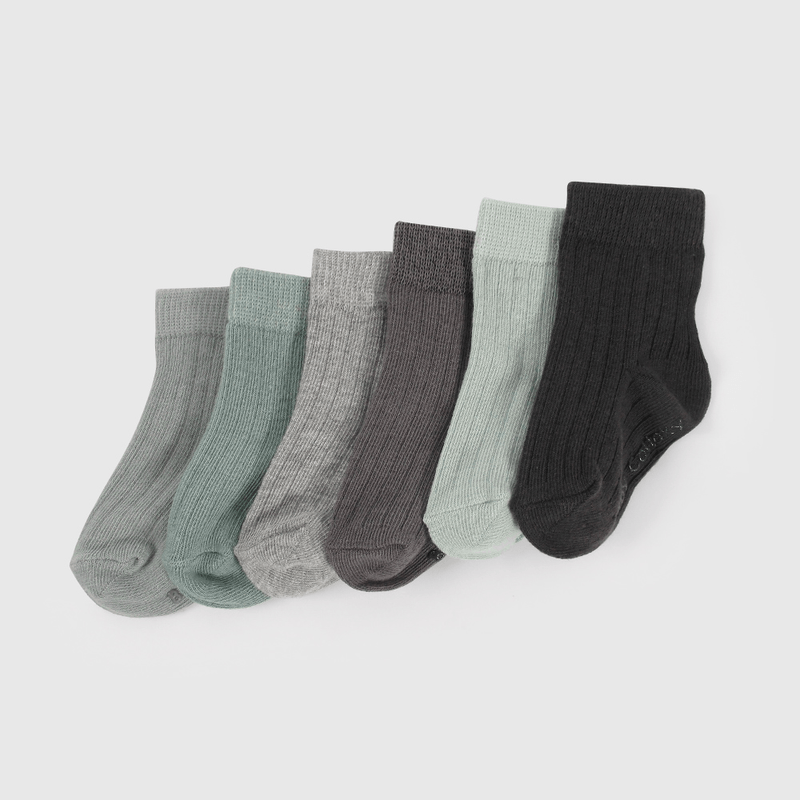 Pack Seis Calcetines Multicolor De Niño Infantil talla 14/16 a 23/25