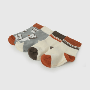 Pack Cuatro Calcetines León De Niño Infantil talla 14/16 a 23/25