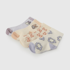 Pack Cuatro Calcetines Minnie de Niña Infantil talla 14/16 a 23/25