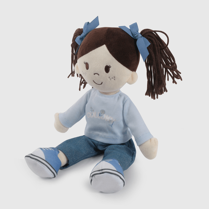 Muñeca Juguete de Niña Infantil Celeste