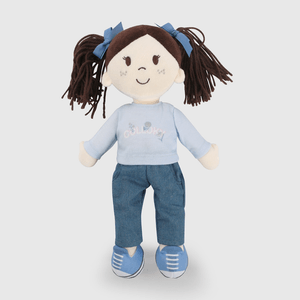 Muñeca Juguete de Niña Infantil Celeste