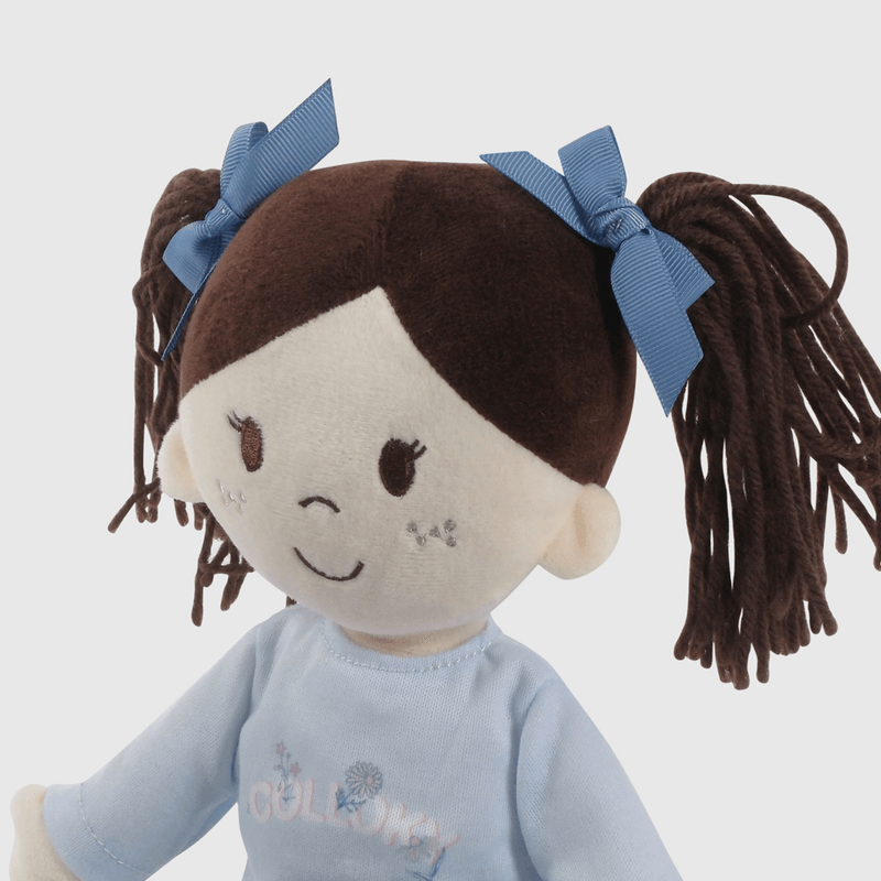 Muñeca Juguete de Niña Infantil Celeste