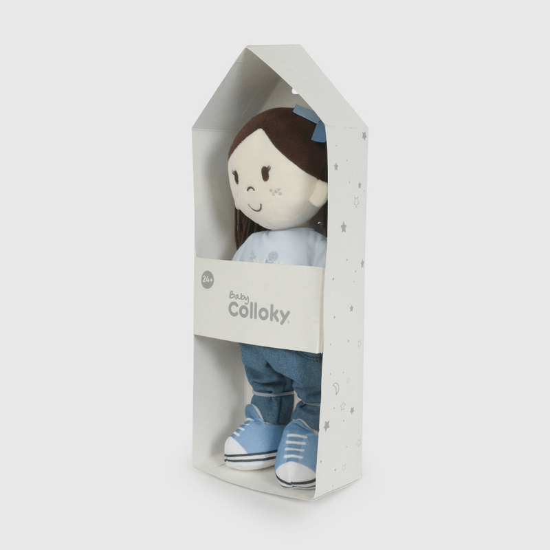 Muñeca Juguete de Niña Infantil Celeste