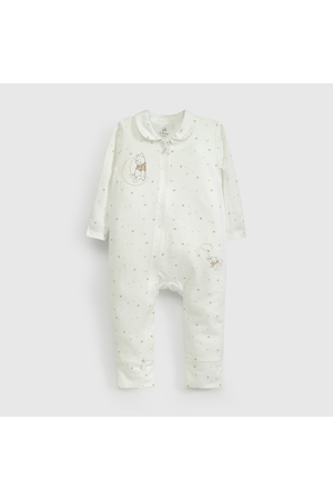 Pijama Blanco Disney de Bebé de New born talla 0/3 M a 12/24M