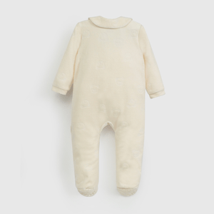 Pijama Beige Plush Osos de Bebé de New born talla 0/3 M a 12/24M