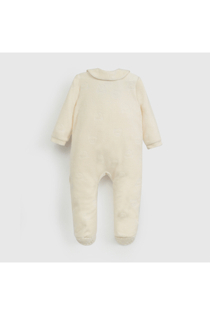 Pijama Beige Plush Osos de Bebé de New born talla 0/3 M a 12/24M