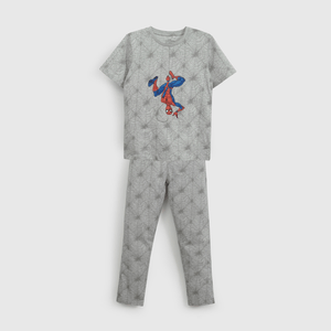 Pijama Gris Spiderman de Niño talla 2 a 12 años