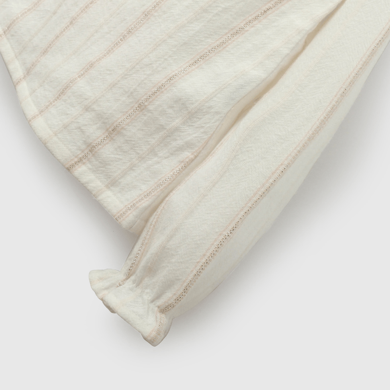 Blusa Blanca Vuelos de Niña Infantil talla 3/6 M a 24m/36 M