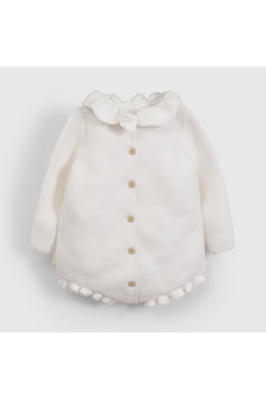 body Blanco Tejido de Niña de Bebé de New born talla RN a 6/9 M