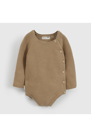 body Café Tejido de Bebé de New born talla RN a 6/9 M