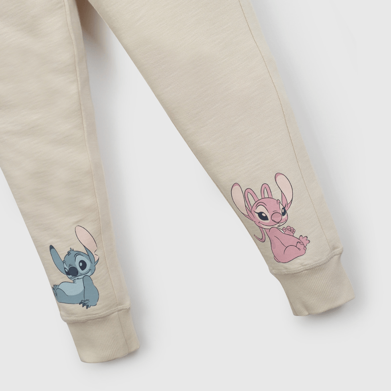 Buzo Beige Lilo Stitch de Niña talla 3 a 12 Años