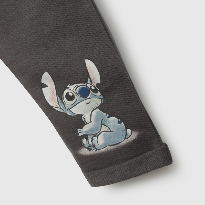 Buzo Negro Lilo Stitch de Niña Infantil talla 3/6 M a 24m/36 M