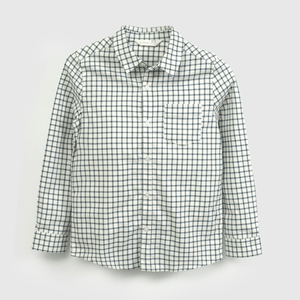 Camisa Colloky de Niño de Cuadrille Azul Talla 3A a 12A