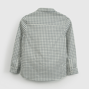 Camisa Colloky de Niño de Cuadrille Azul Talla 3A a 12A