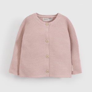Chaleco Rosado Tejido de Bebé de New born talla RN a 6/9 M