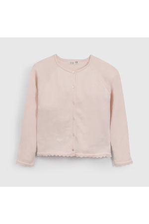 Chaleco Rosado Básico de Niña talla 3 a 12 Años