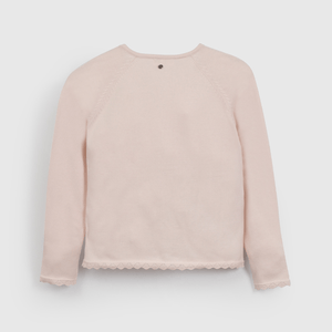 Chaleco Rosado Básico de Niña talla 3 a 12 Años