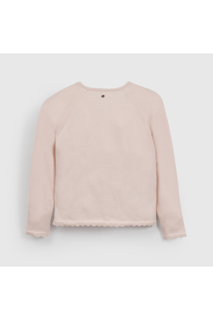 Chaleco Rosado Básico de Niña talla 3 a 12 Años