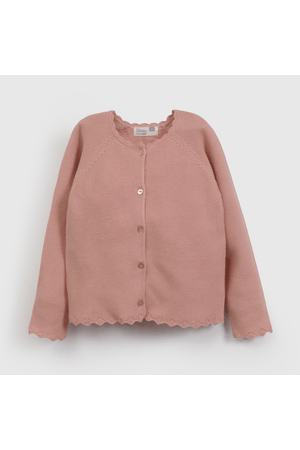 Chaleco Rosado Con Botones de Niña Infantil talla 3/6 M a 24m/36 M