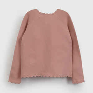Chaleco Rosado Con Botones de Niña Infantil talla 3/6 M a 24m/36 M