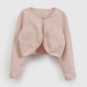 Chaleco Rosado de Niña Infantil talla 3/6 M a 24m/36 M
