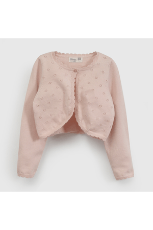Chaleco Rosado de Niña Infantil talla 3/6 M a 24m/36 M