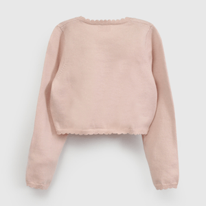 Chaleco Rosado de Niña Infantil talla 3/6 M a 24m/36 M