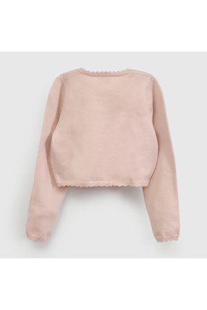 Chaleco Rosado de Niña Infantil talla 3/6 M a 24m/36 M