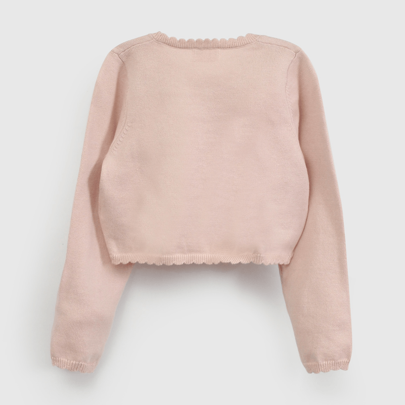 Chaleco Rosado de Niña Infantil talla 3/6 M a 24m/36 M