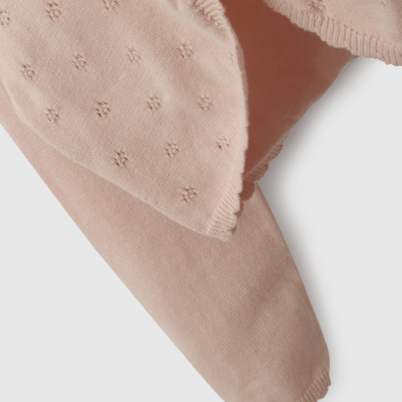 Chaleco Rosado de Niña Infantil talla 3/6 M a 24m/36 M