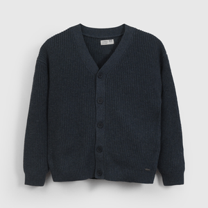 Chaleco Azul Con Botones de Niño talla 3 a 12 Años