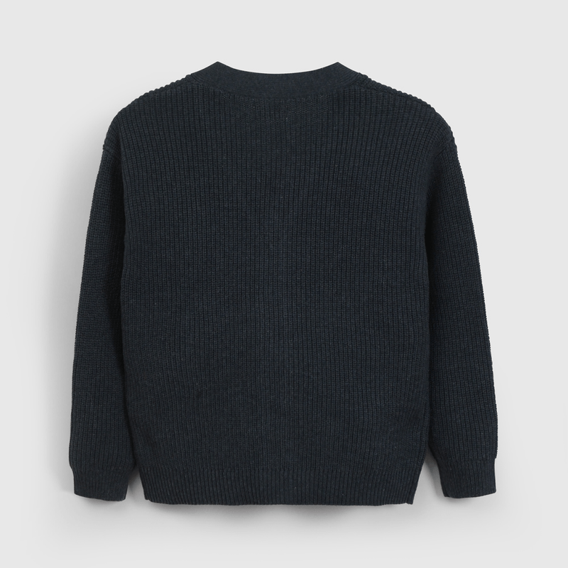 Chaleco Azul Con Botones de Niño talla 3 a 12 Años