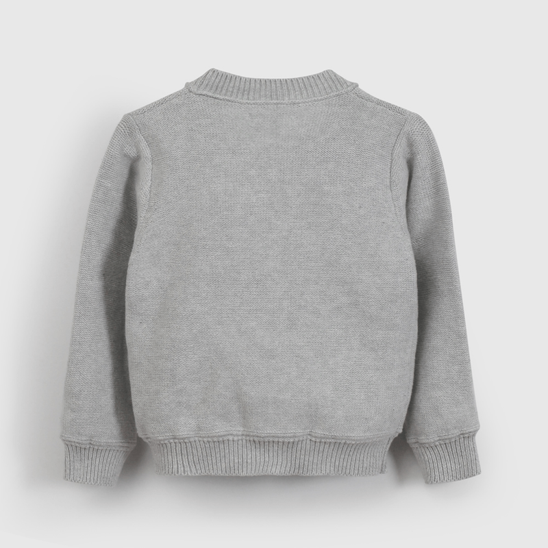 Chaleco Gris De Niño Infantil talla 3/6 M a 24m/36 M
