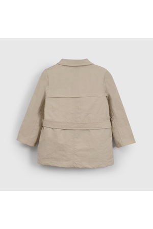 Chaqueta Beige Con Gorro de Niña Infantil talla 3/6 M a 24m/36 M