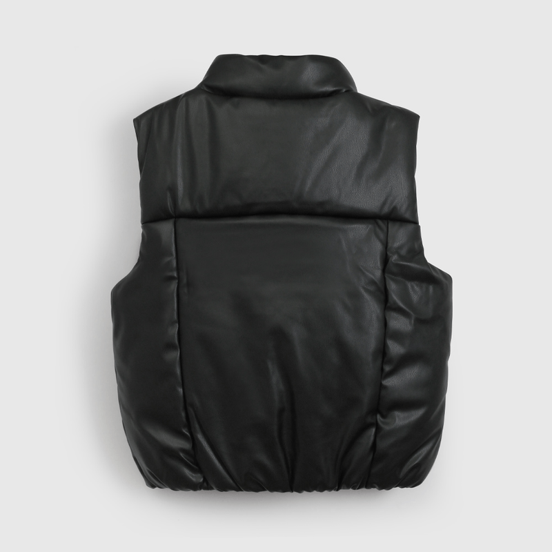 Parka Negra de Niña talla 3 a 12 Años