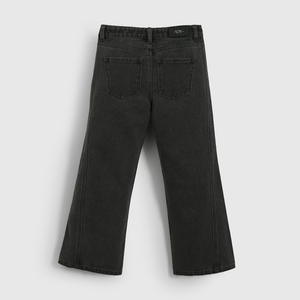 Jeans Negro Flare de Niña talla 3 a 12 Años