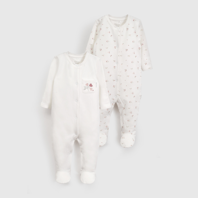 Pack Dos Ositos Blanco de Bebé de New born talla RN a 6/9 M