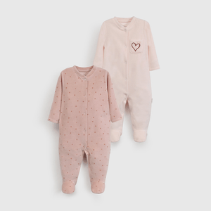 Pack Dos Ositos Rosado de Bebé de New born talla RN a 6/9 M