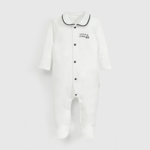 Osito Blanco Cuello de Bebé de New born talla RN a 6/9 M