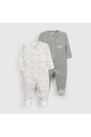 Pack Dos Ositos Verde de Bebé de New born talla RN a 6/9 M
