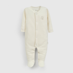 Osito Beige Plush Textura Unisex de New born talla RN a 6/9 M